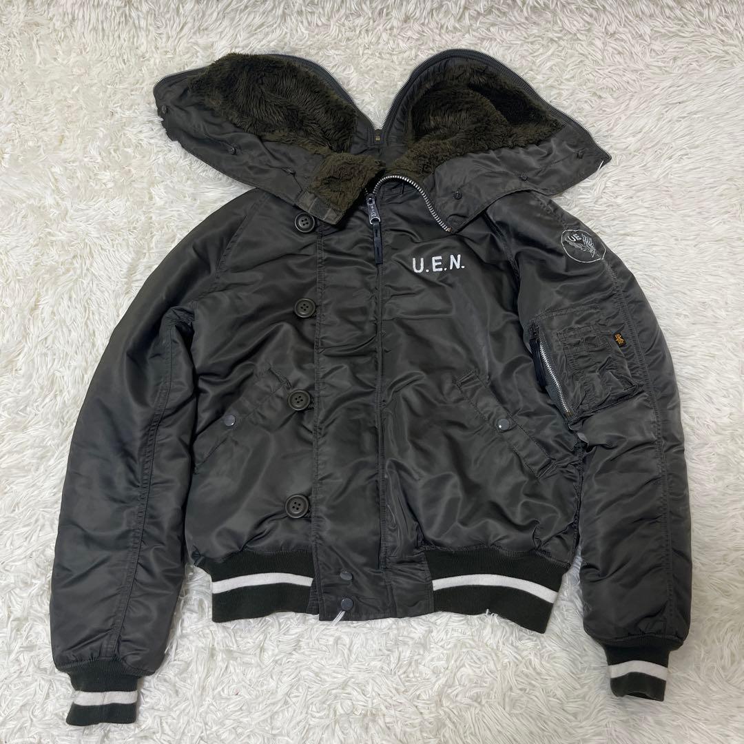 アルファインダストリーズ N-2B フライトジャケット カーキ