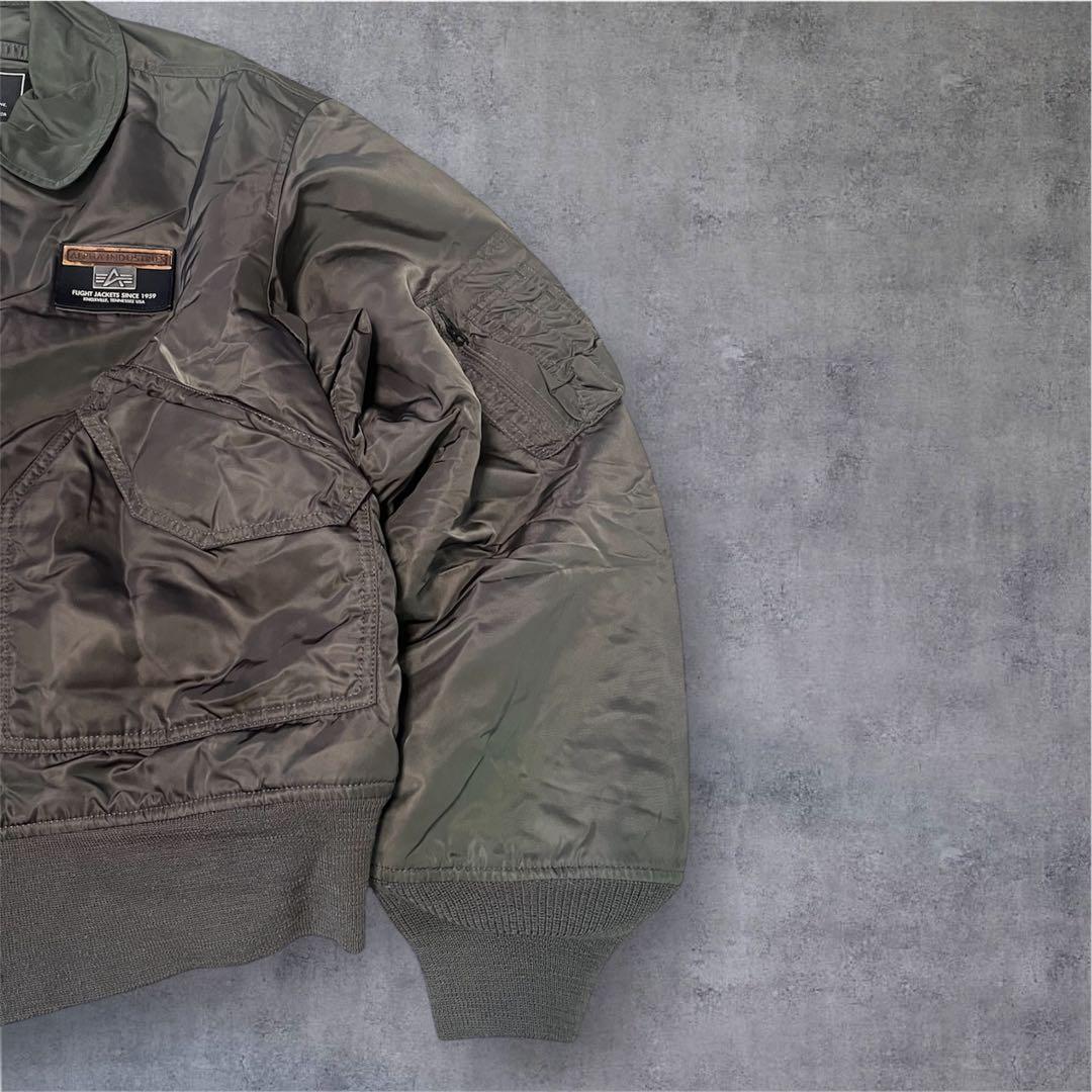 希少 90s Alpha CWU-45p ma-1 flight jacket