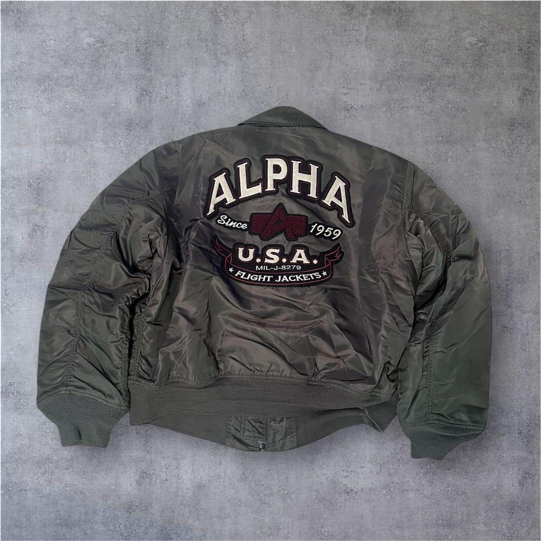 希少 90s Alpha CWU-45p ma-1 flight jacket