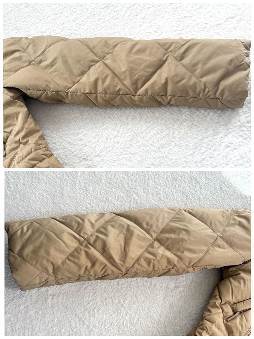 【美品】MaxMara Weekend キルティング ダウンコート フード