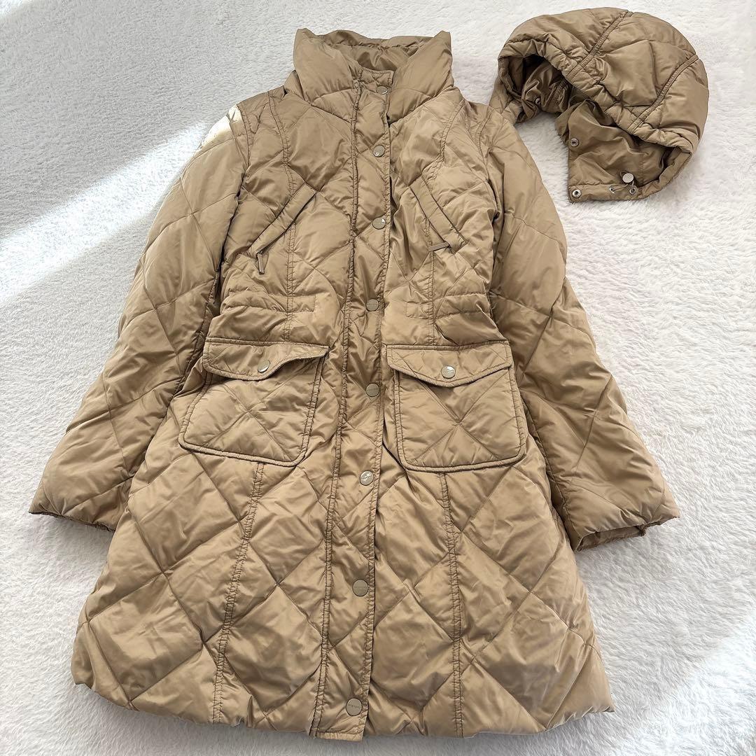 【美品】MaxMara Weekend キルティング ダウンコート フード