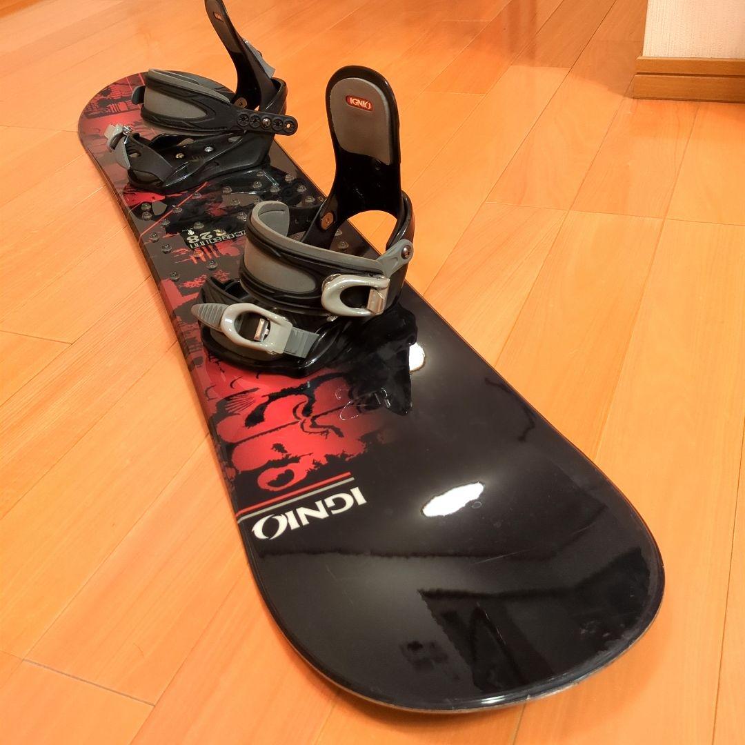 キッズスノーボード128cm IGNIO GRV×バイン　セット