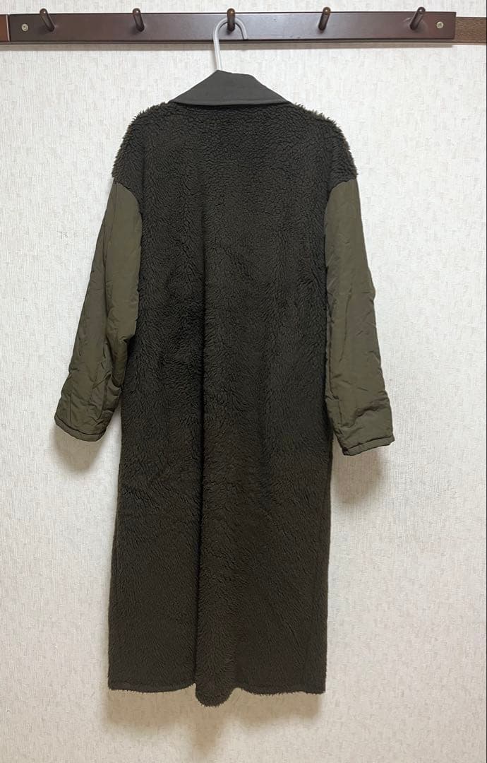 CLANE クラネ　2WAYリバーシブル　ミリタリー　ロングボアコート　ブラウン