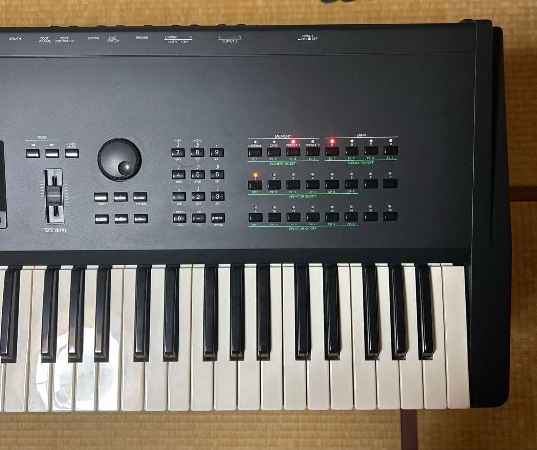 YAMAHA SY77 USBフロッピーエミュレータ換装済