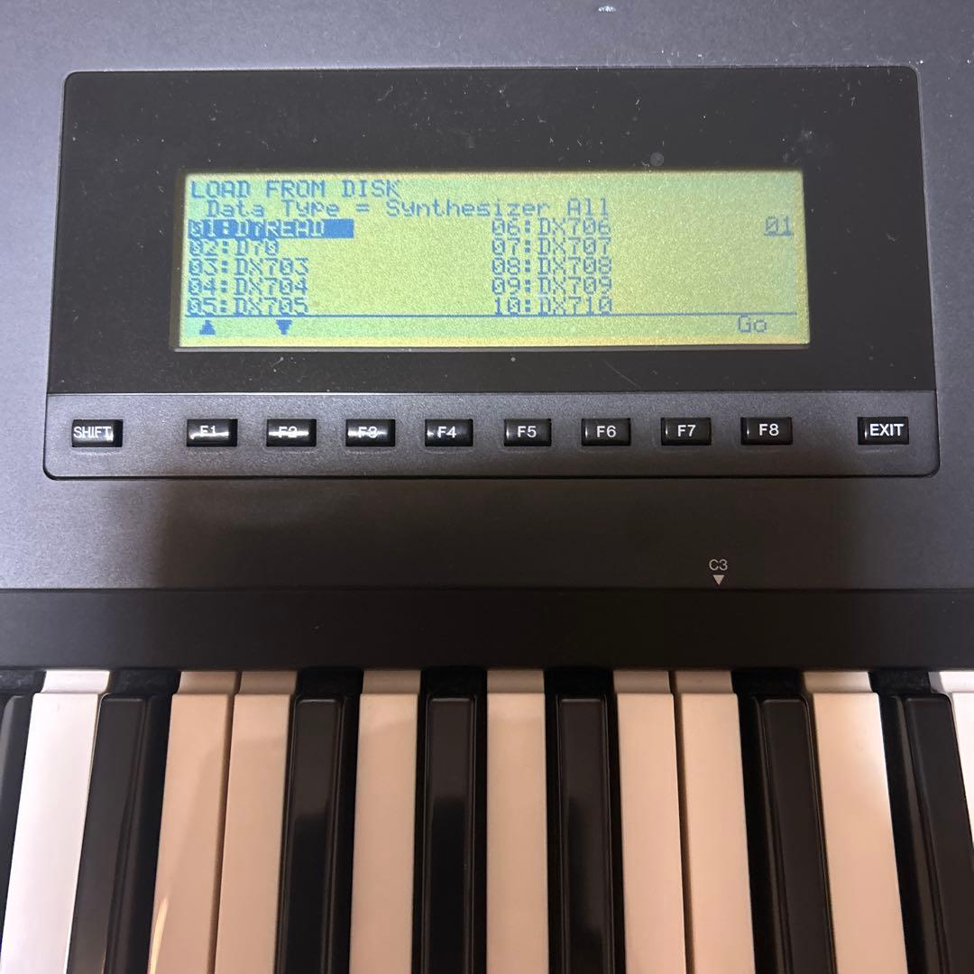 YAMAHA SY77 USBフロッピーエミュレータ換装済