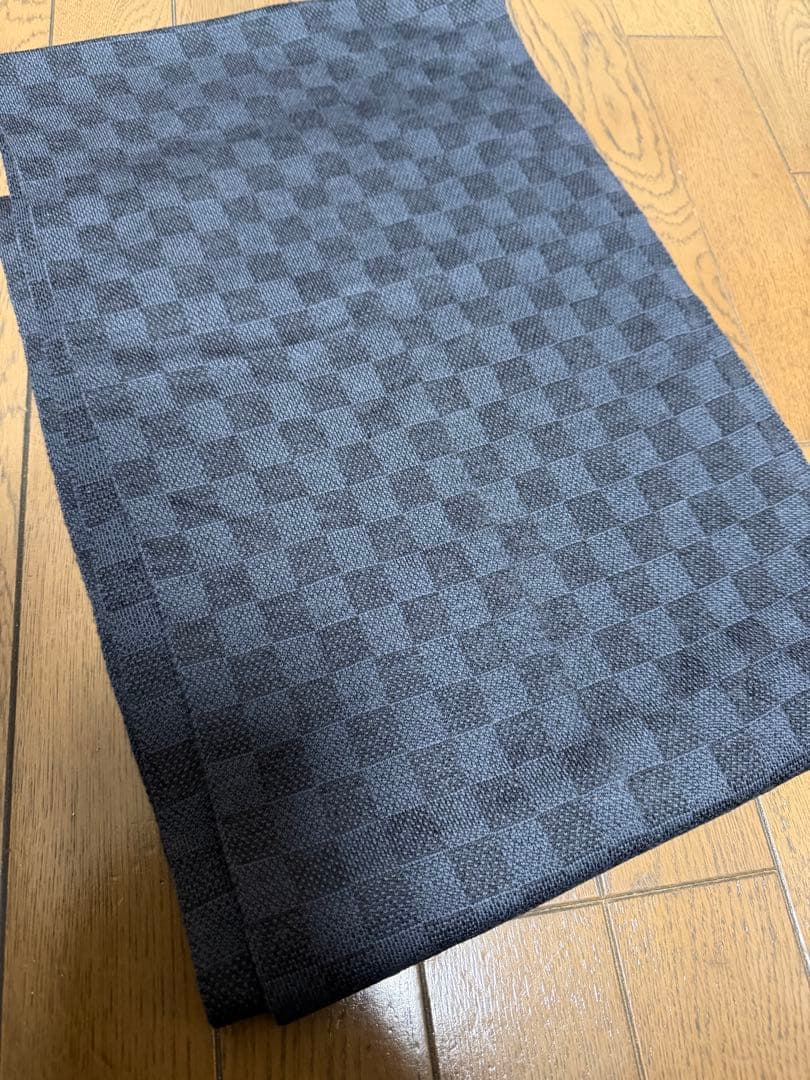 Louis Vuitton ダミエパターン マフラー