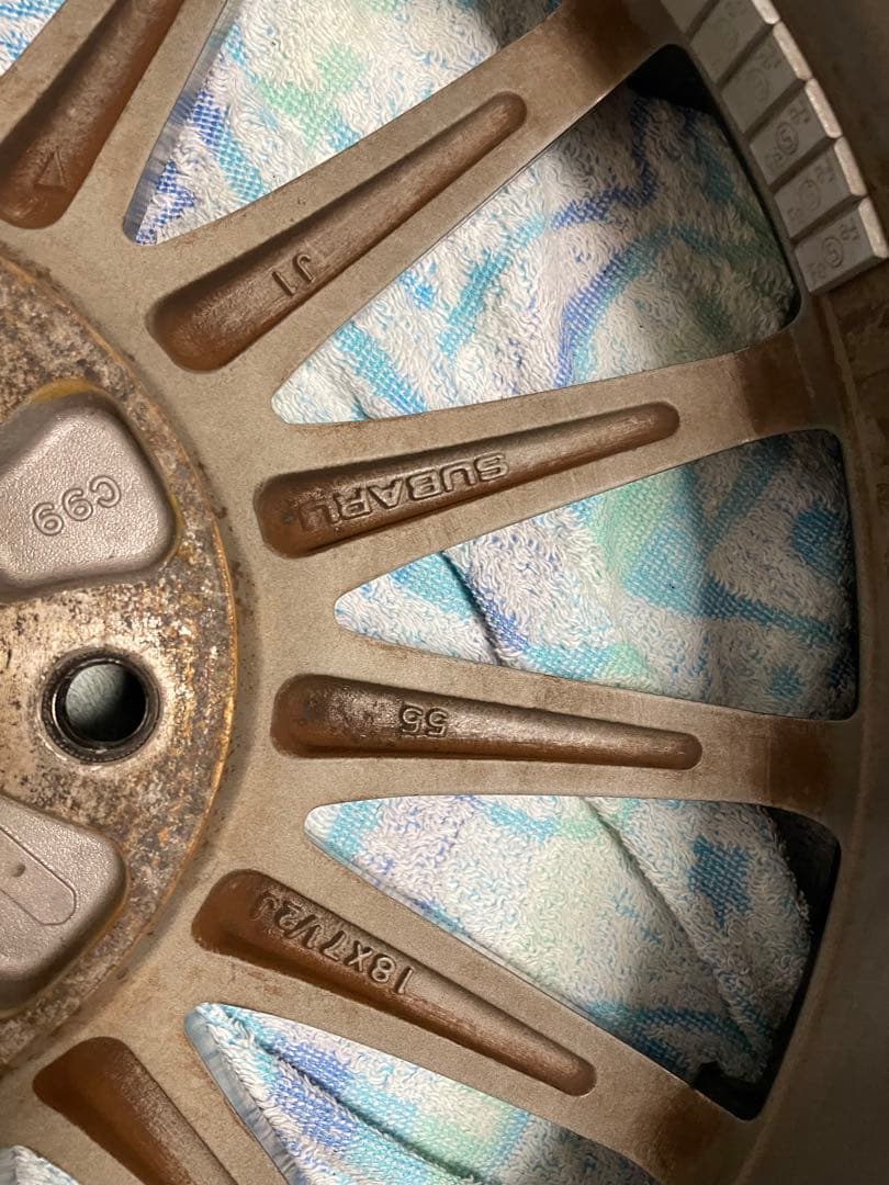 2月末で売り止め　②VMGレヴォーグ　純正ホイール 4本 18インチ 7.5J