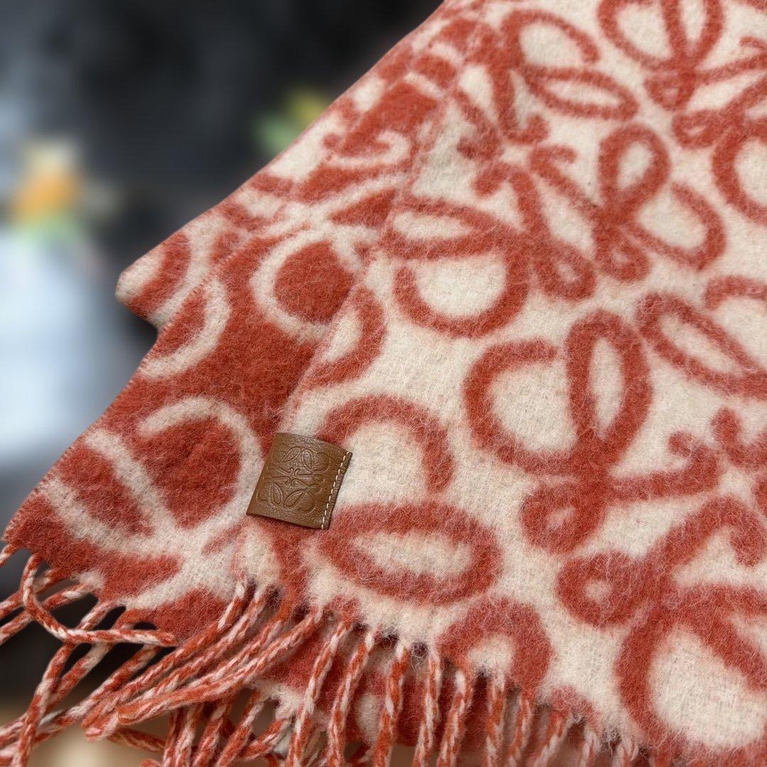 Loewe ロエベ アナグラムスカーフ マフラー