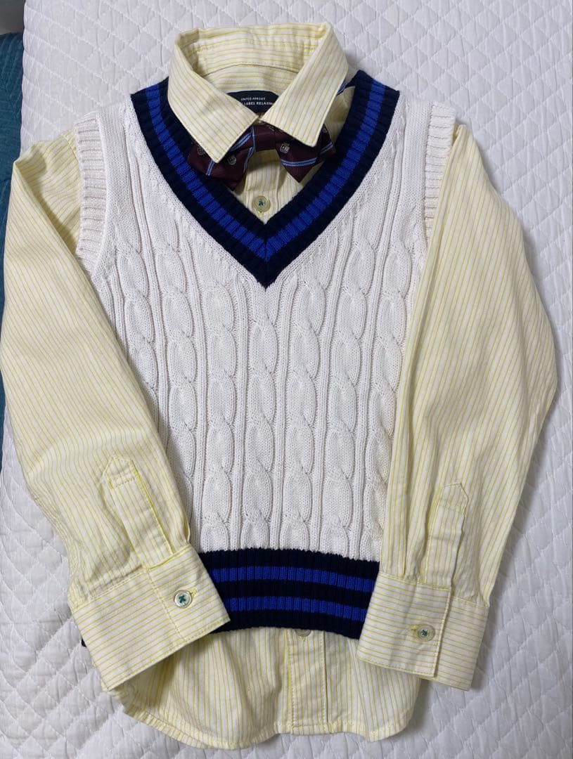 【送料込】グリーンレーベルリラクシング キッズ フォーマル 5点セット 120