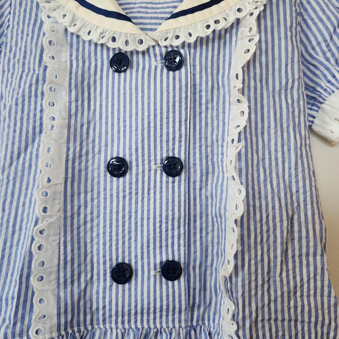 Shirley Temple セーラー襟ワンピース