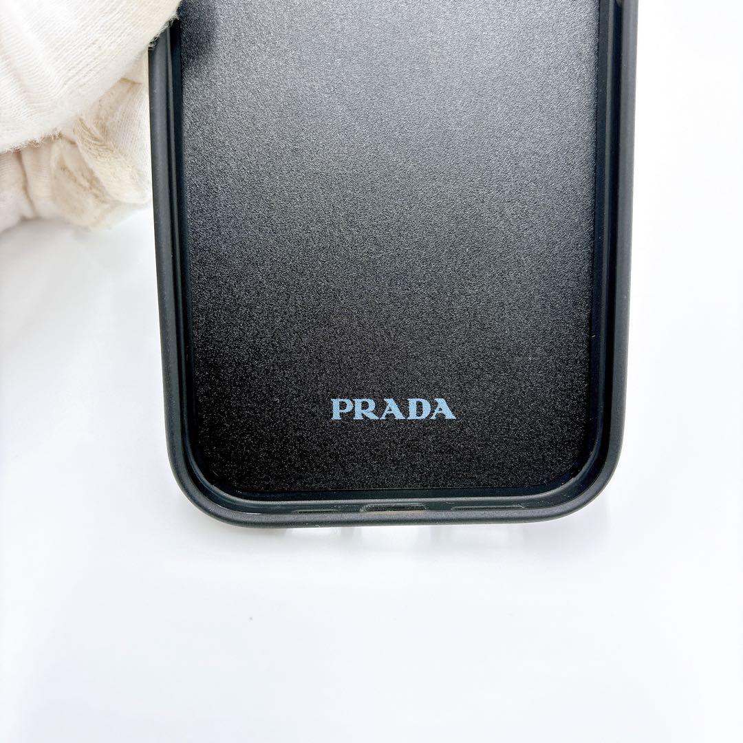 美品 ＊ PRADA サフィアーノ 三角ロゴ iPhone 14 pro ケース