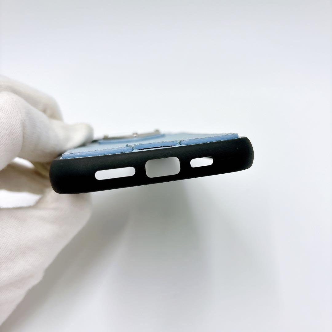 美品 ＊ PRADA サフィアーノ 三角ロゴ iPhone 14 pro ケース