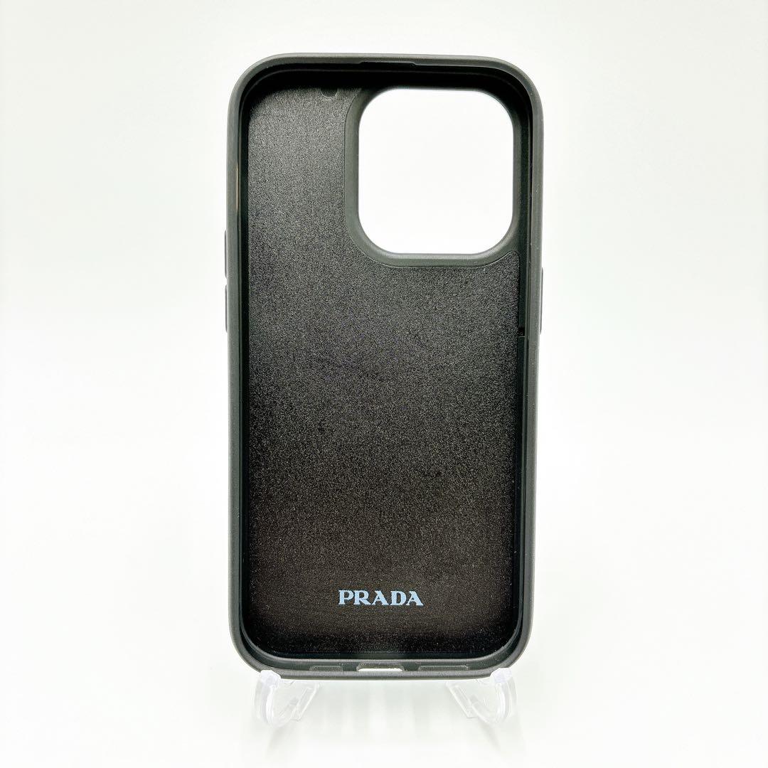 美品 ＊ PRADA サフィアーノ 三角ロゴ iPhone 14 pro ケース