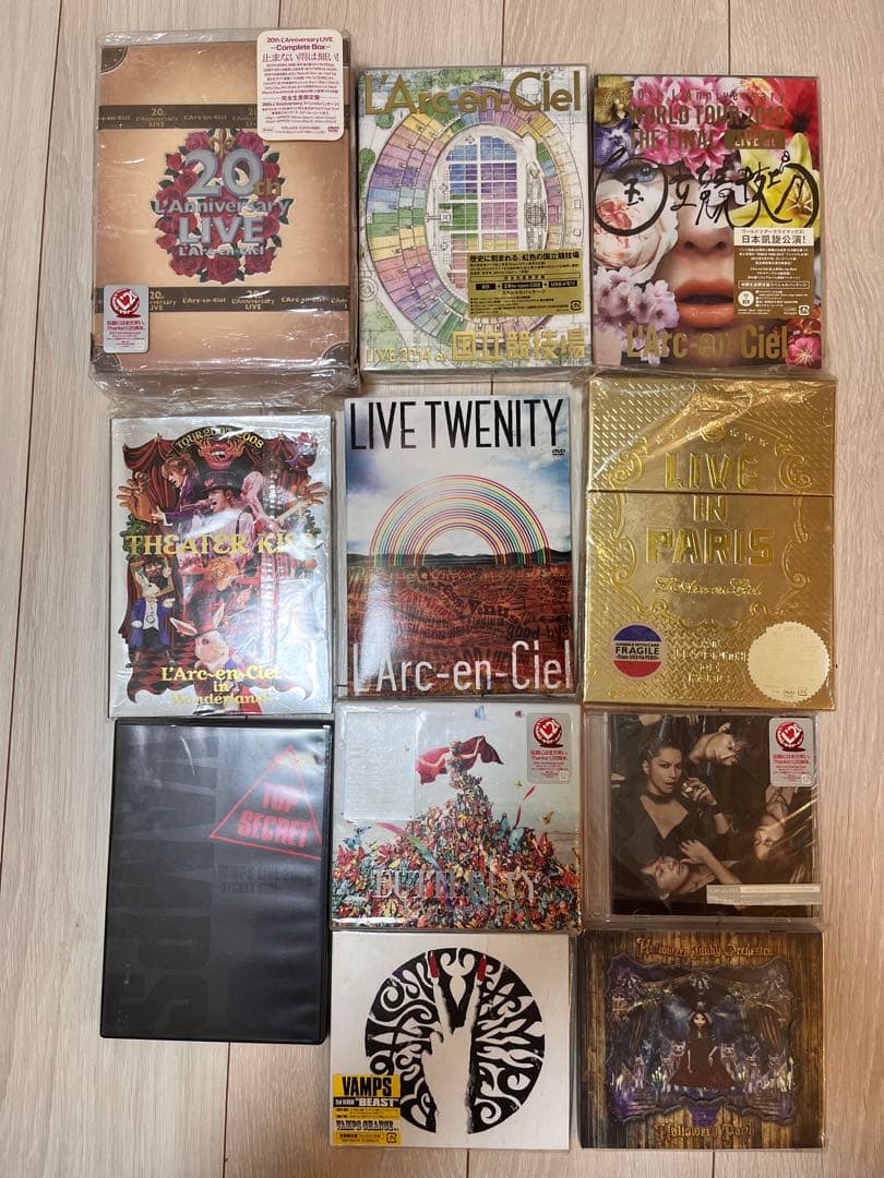 L'Arc〜en〜Ciel ラルクアンシエル　DVD Blu-ray CD