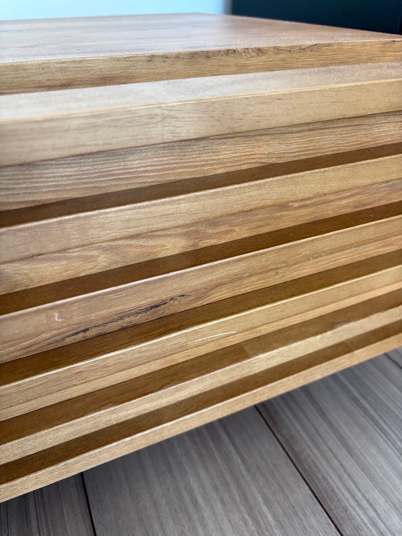 モダンデコ 幅150cm 日本製テレビボード TOT-002-1（ライトブラウン