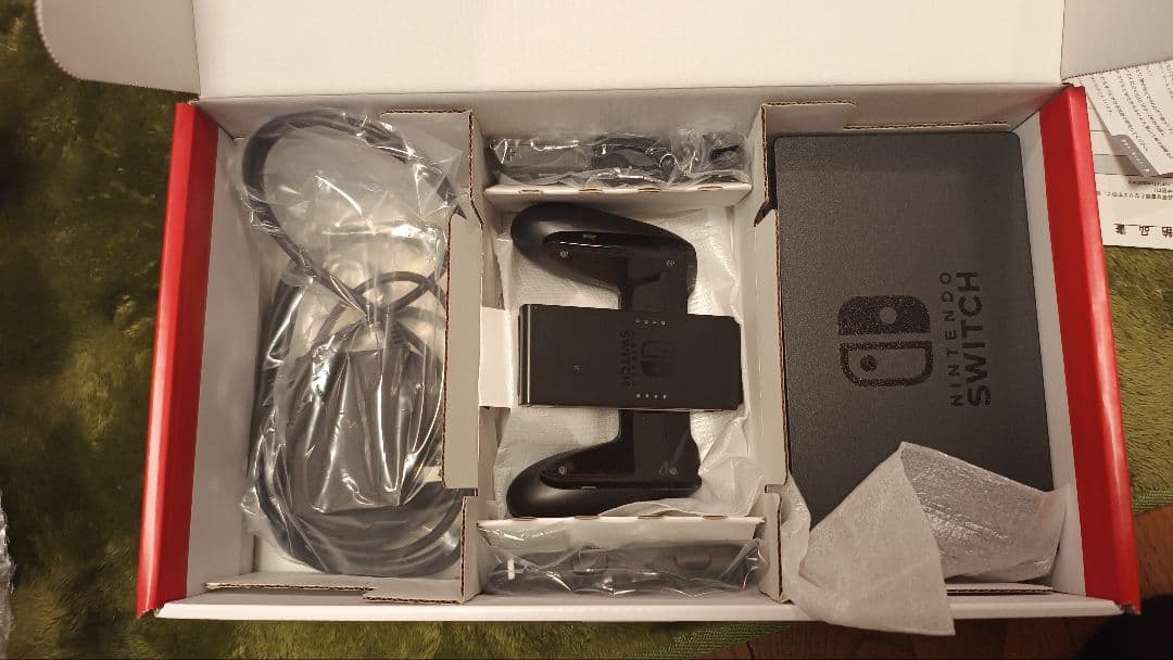 Nintendo Switch 本体 Joy-Con（青・オレンジ）付属品箱全部