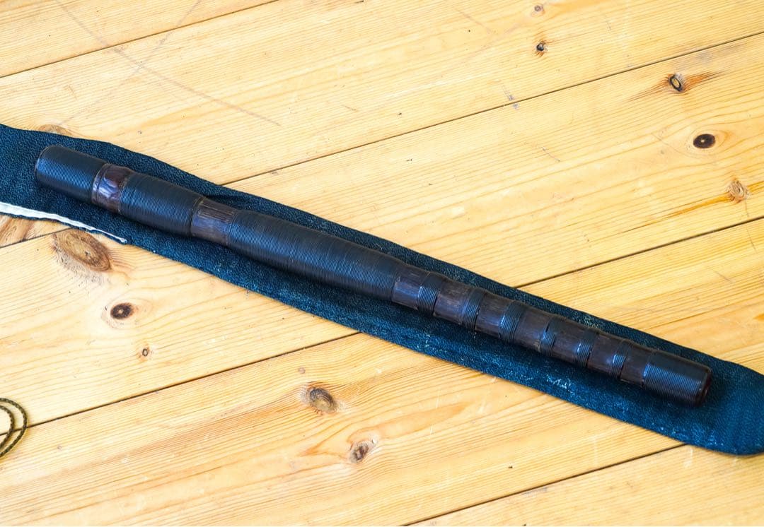 能管　ケース、木箱付き