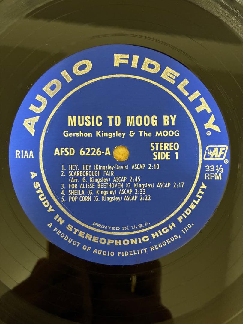 【LP】Gershon Kingsley / Music To Moog By