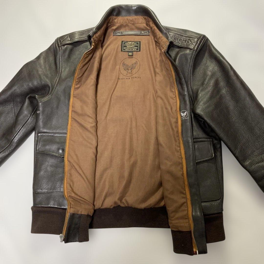 【極美品】YMCLKY TYPE A-2 フライトジャケット ホースハイド L