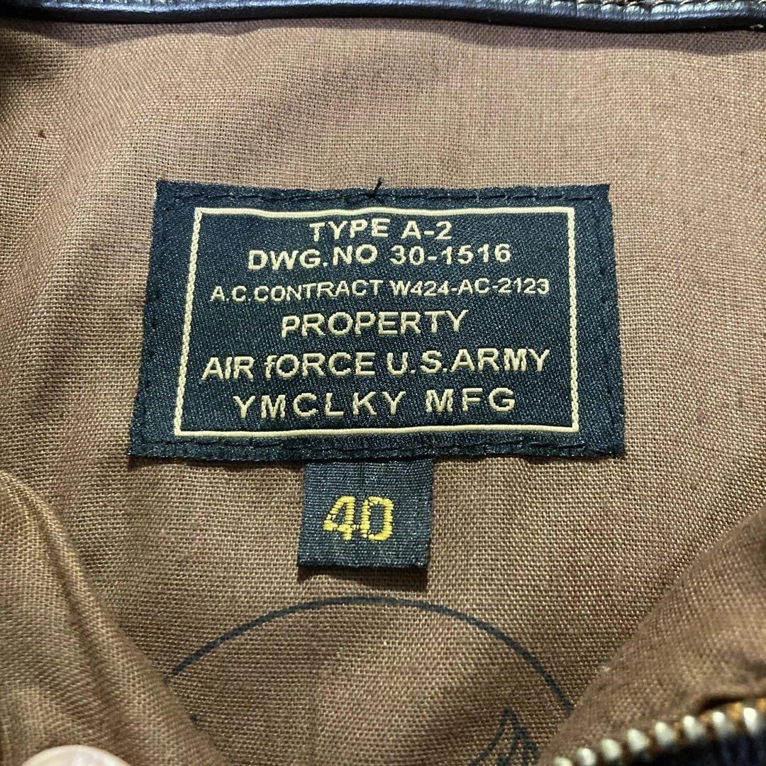 【極美品】YMCLKY TYPE A-2 フライトジャケット ホースハイド L
