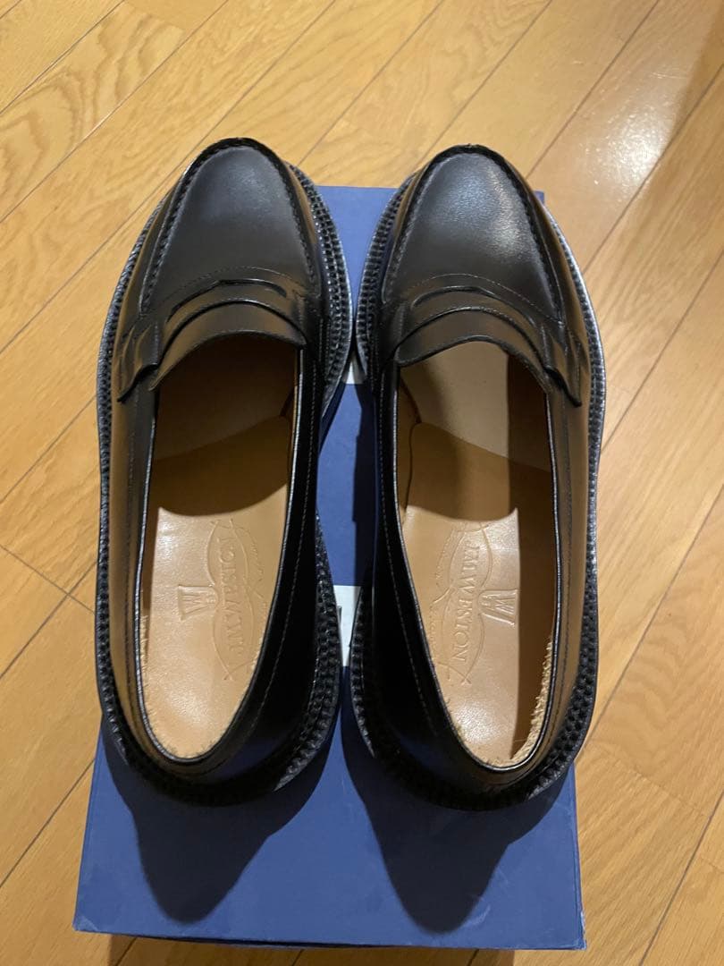 靴 J.M. WESTON 385 Triple Sole Loafer 7C