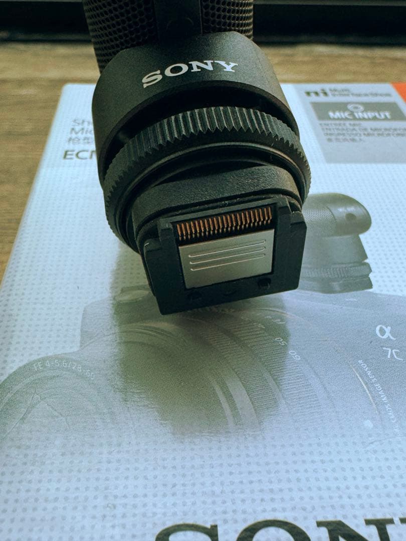 SONY ECM-G1 ショットガンマイクロホン　使用1回・美品 付属品有り