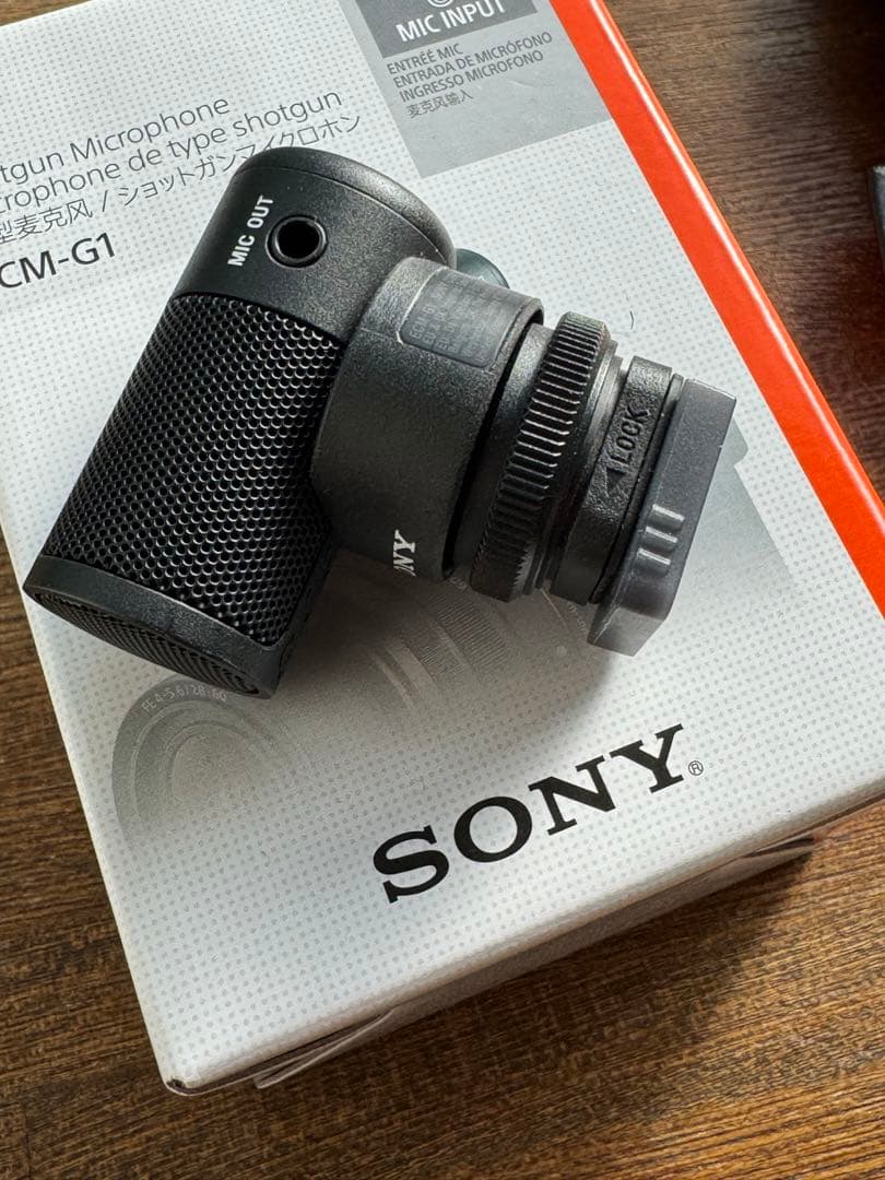 SONY ECM-G1 ショットガンマイクロホン　使用1回・美品 付属品有り