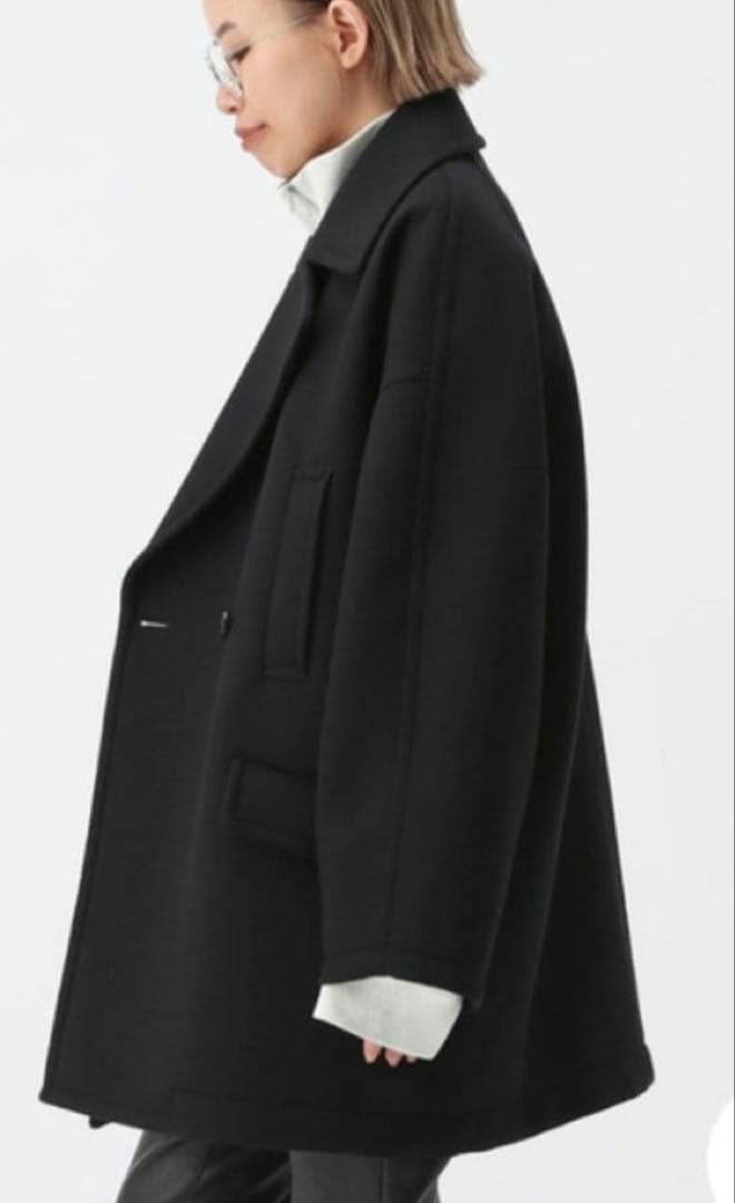 美品　APSTUDIO ボンディングコート　ブラック36 6.5万