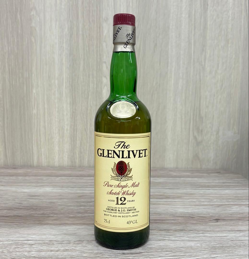 未開封 グレンリベット 12年 ピュア・シングルモルト 43度