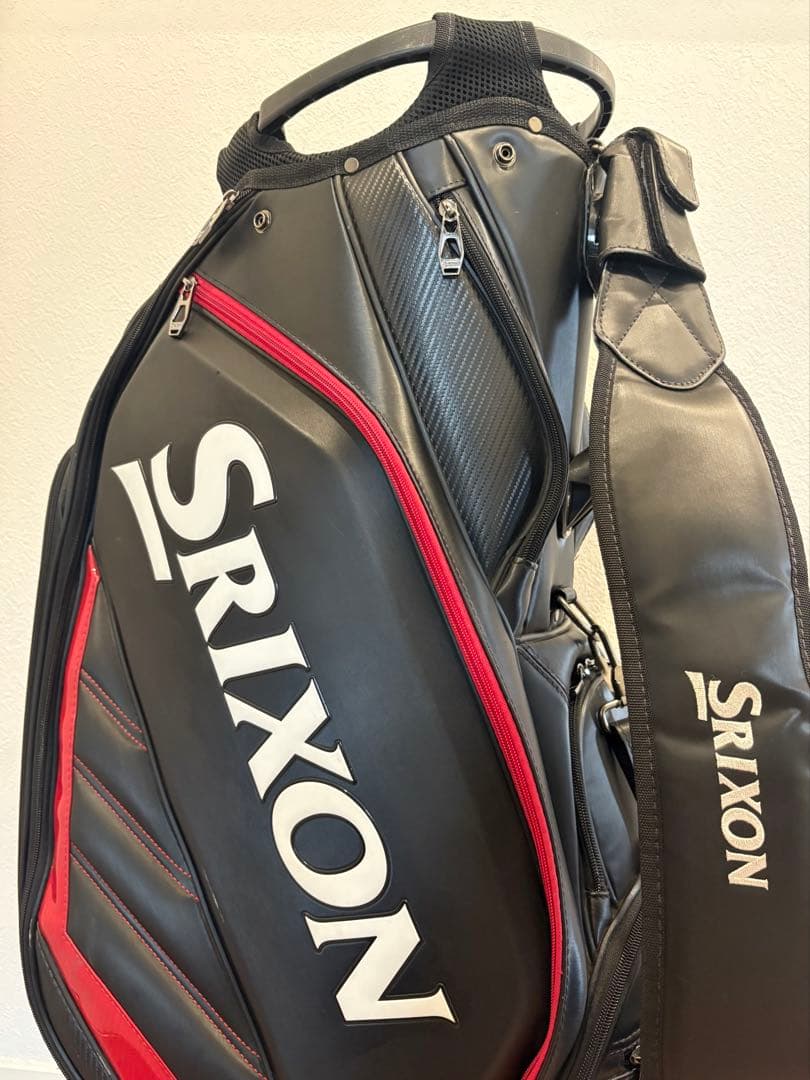 Srixon 大人気 キャディバッグ 黒/赤