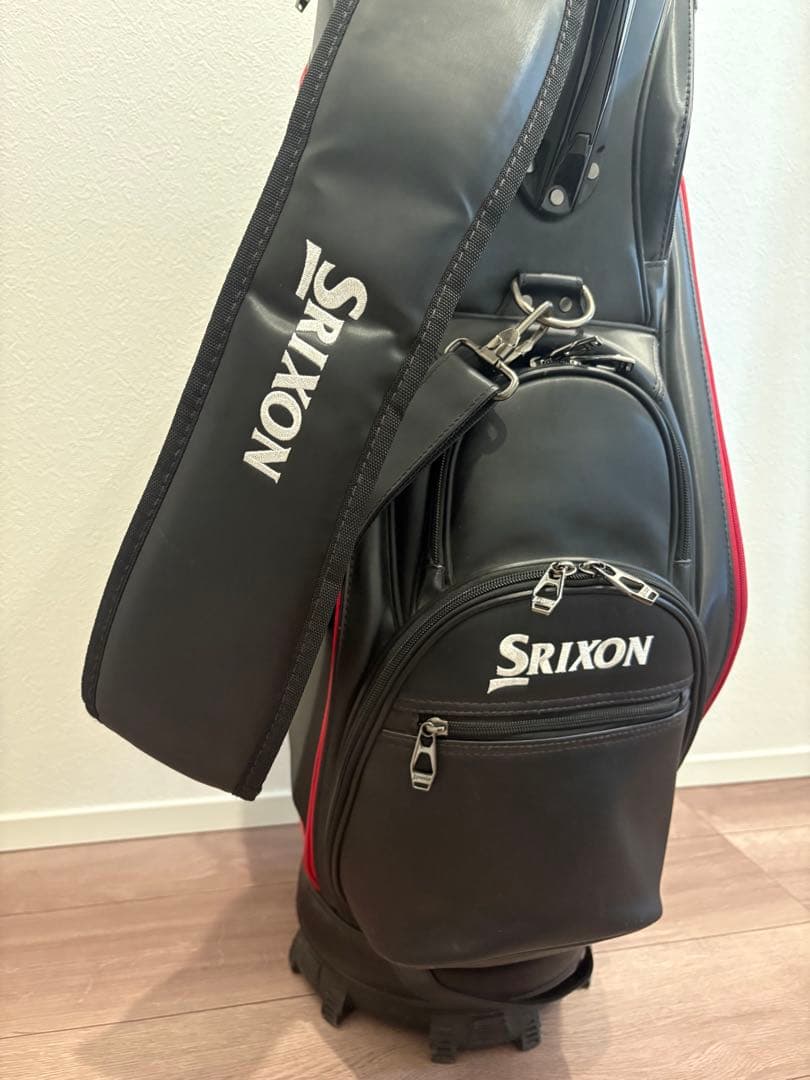 Srixon 大人気 キャディバッグ 黒/赤