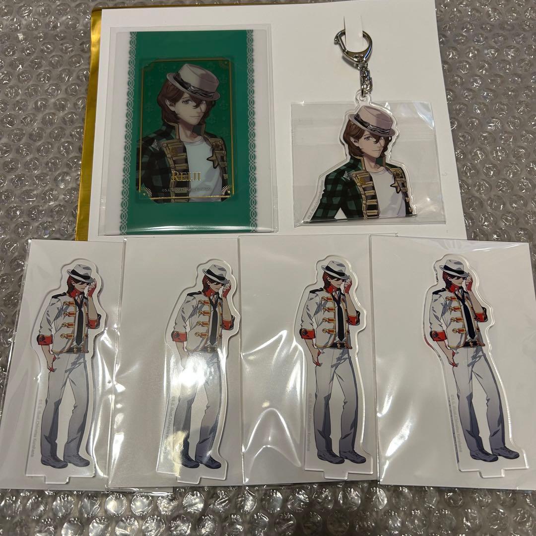 うたプリ ブロくじ C賞 アクキー ビジュカ D賞 アクスタ 嶺二