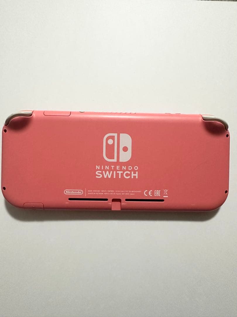 Nintendo Switch Lite 本体 コーラル 充電器付き