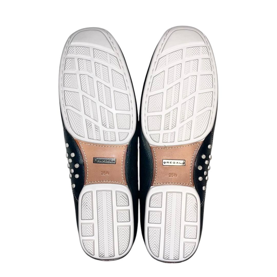 【ほぼ新品】◾️REGAL リーガル◾️デッキシューズ◾️954R◾️本革◾️トリコロール