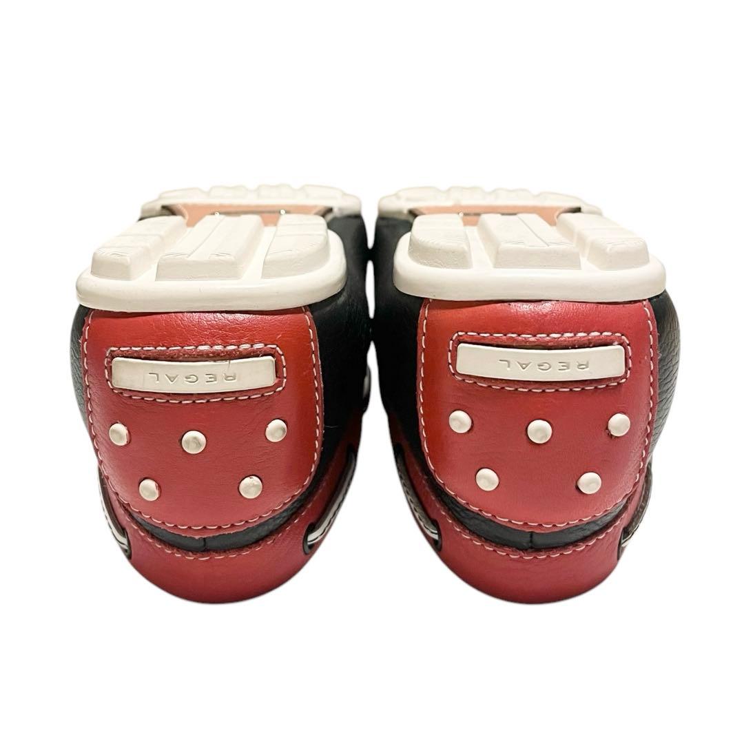 【ほぼ新品】◾️REGAL リーガル◾️デッキシューズ◾️954R◾️本革◾️トリコロール