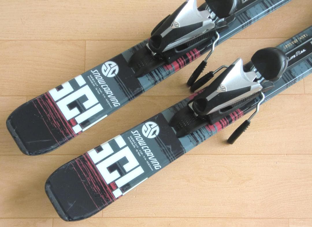 ■■送料無料■CARVING■ミッドスキー■123cm■調整ビン付■■