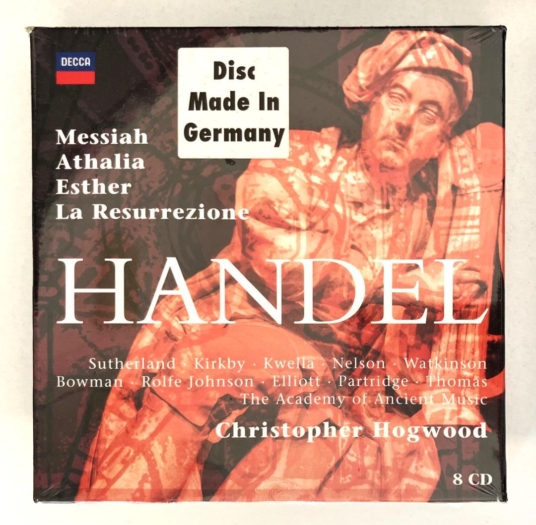 【未開封】ホグウッド＆エンシェント室内管 / ヘンデル：メサイア 他 8CD