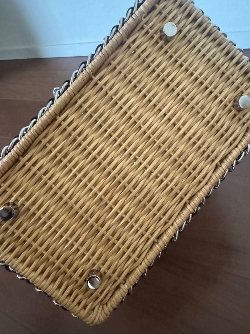 Vaquiaux ピクニックかごバッグインバック付き２点