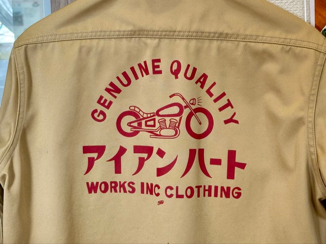 ♪アイアンハート♪IRONHEART ♪ワークジャケット♪ サイズL ♪