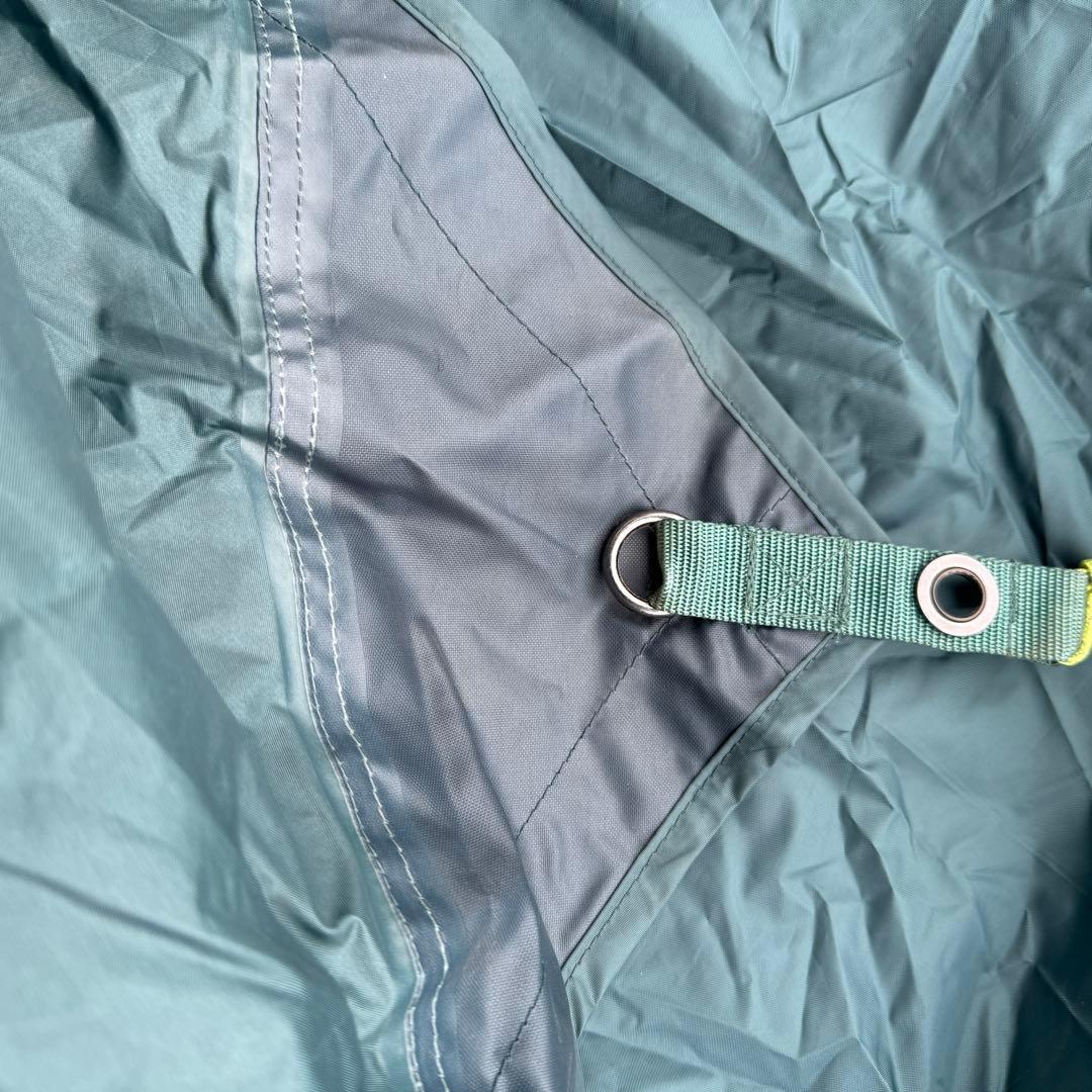 美品 モンベル ビッグタープヘキサ ダークグリーン アルミポール ペグ付