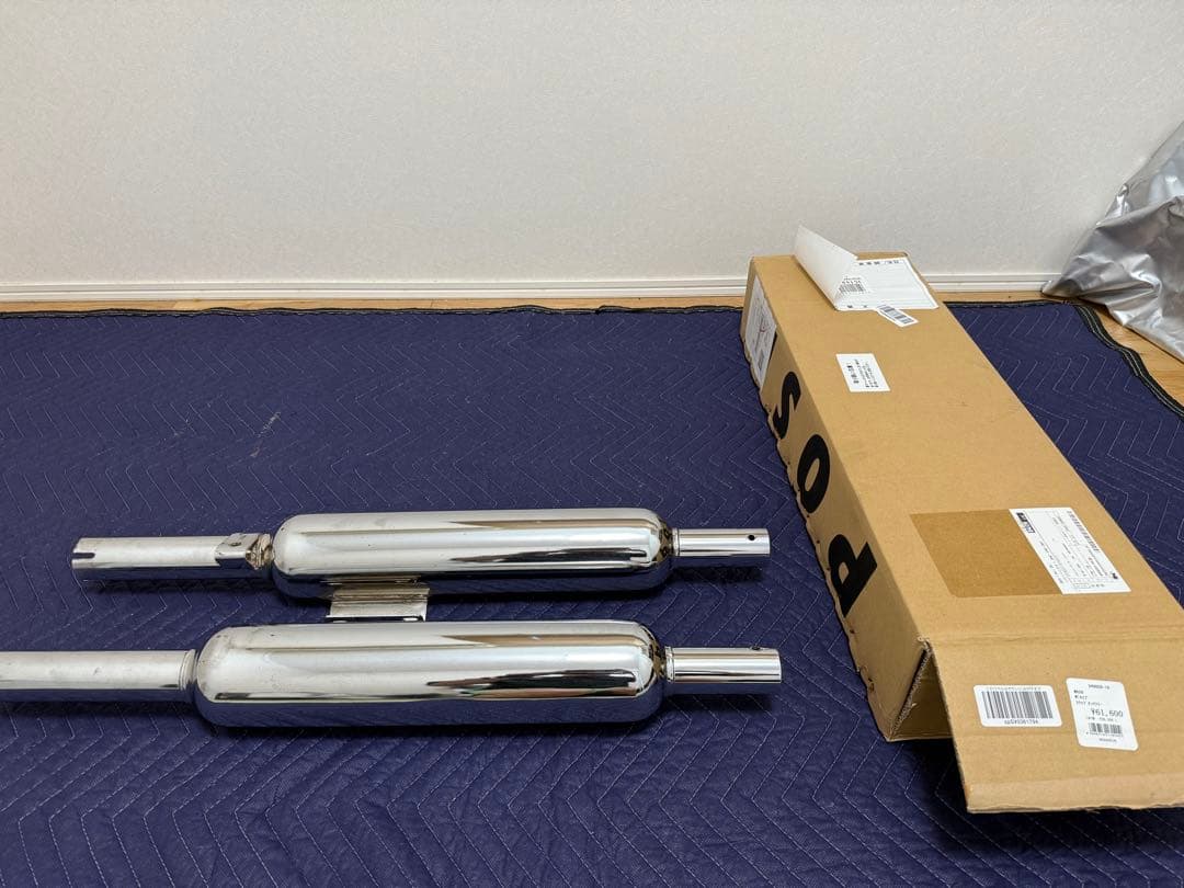 カワサキ　W400 W650 スリップオンマフラー