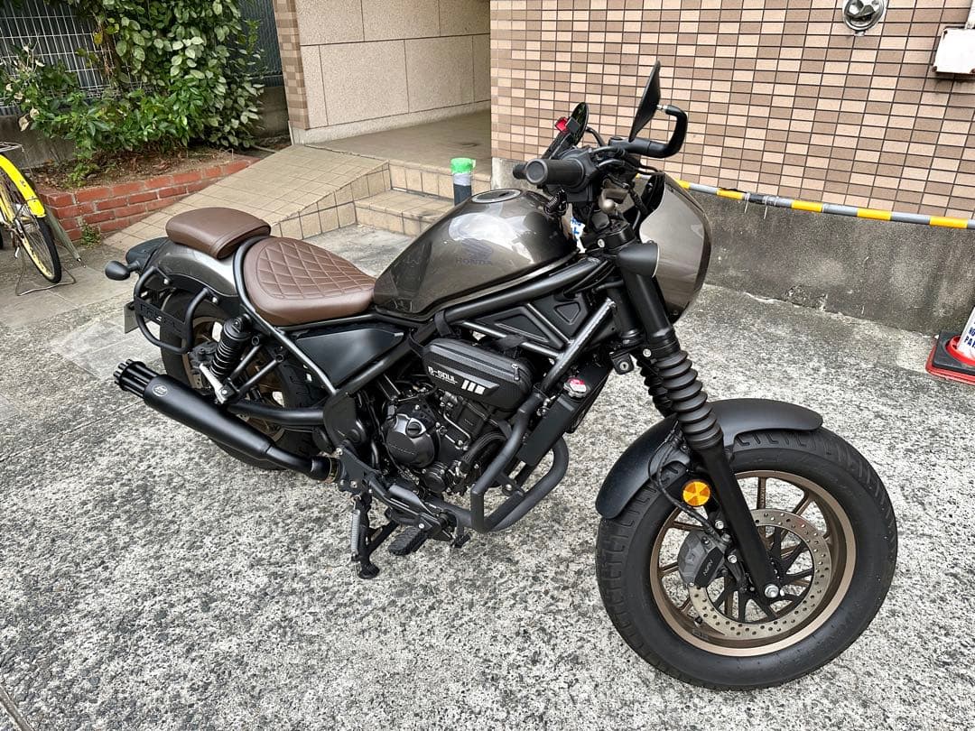 ［2017-2022年］ホンダレブル250/500用マフラーガトリングガンタイプ