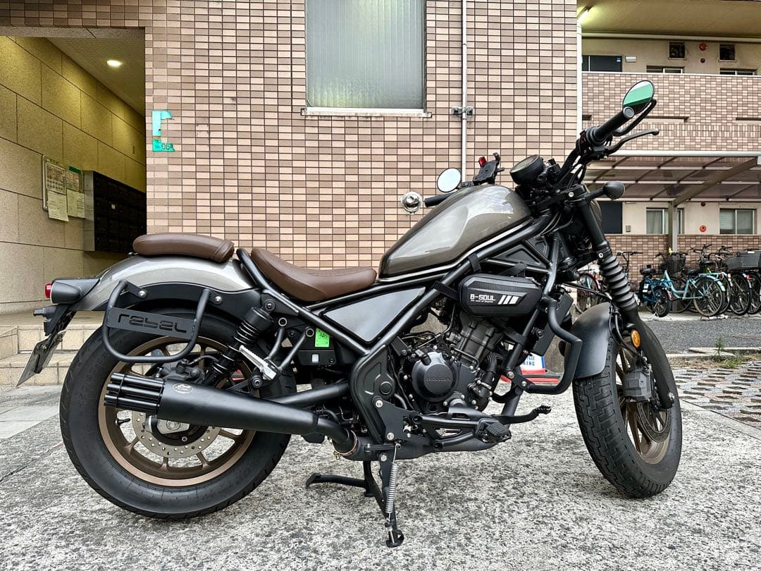 ［2017-2022年］ホンダレブル250/500用マフラーガトリングガンタイプ