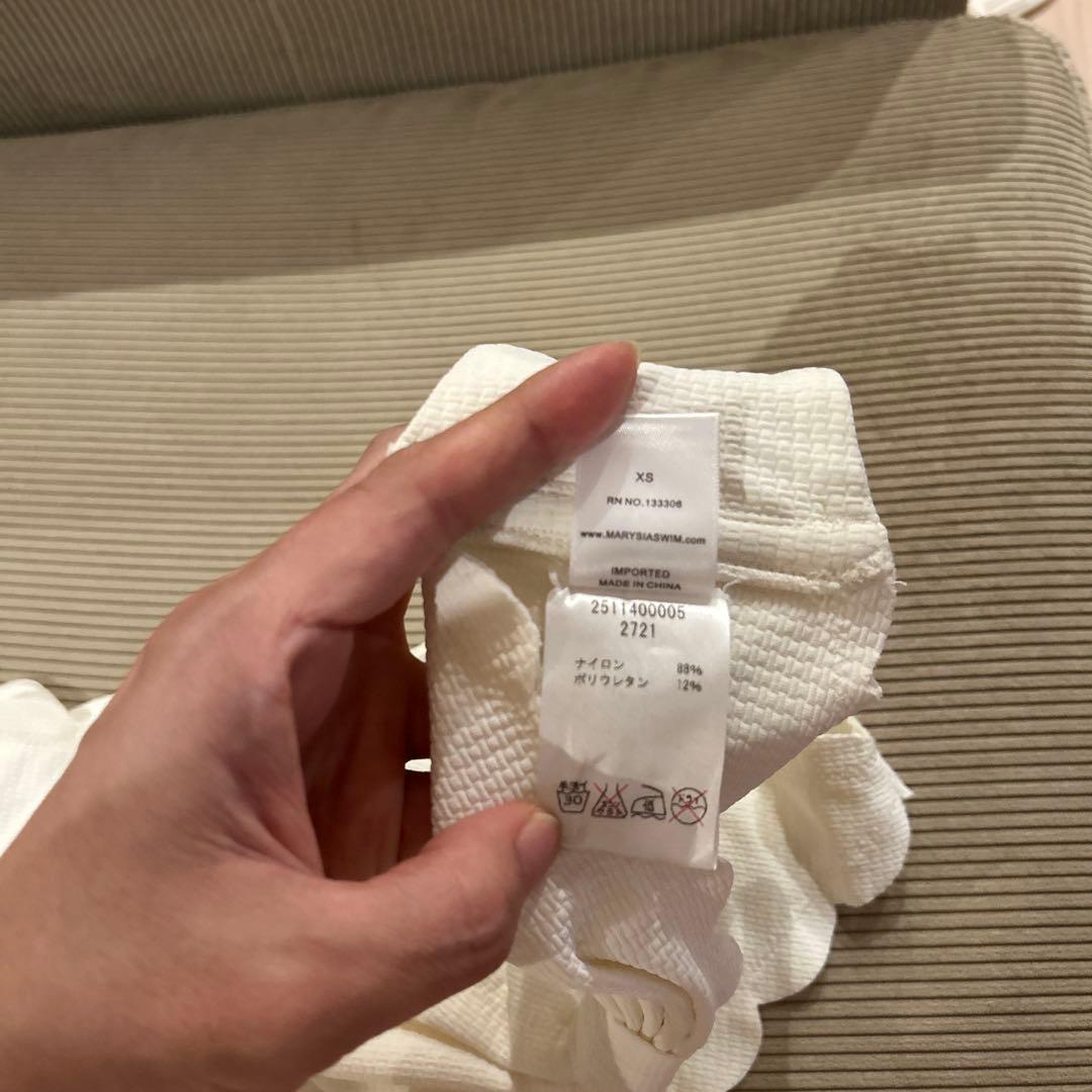 新品未使用タグ付き♡MARYSIA スカラップエッジ バンドゥビキニ XS