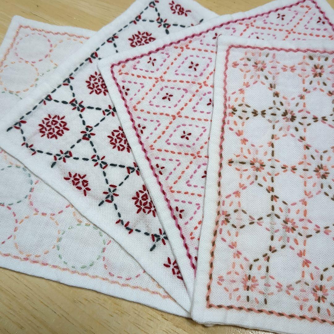 mari刺し子ふきん(ミニミニ)