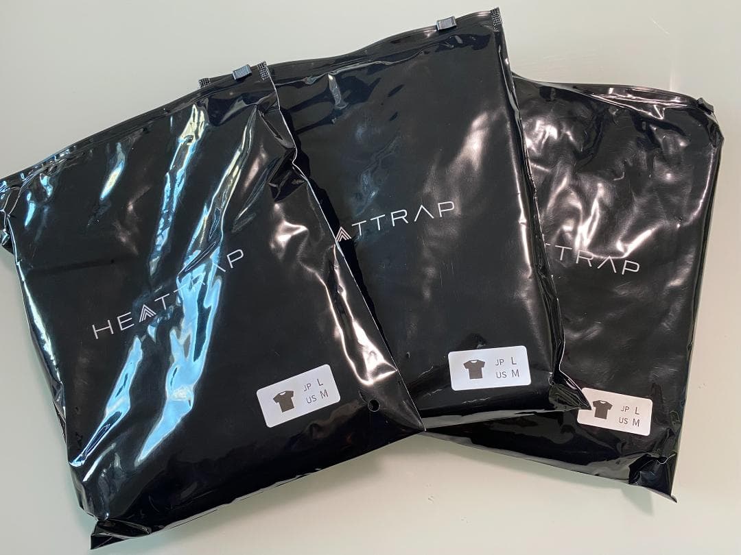 【新品・未使用】ヒートラップ HEATTRAP L サウナTシャツ 3枚set