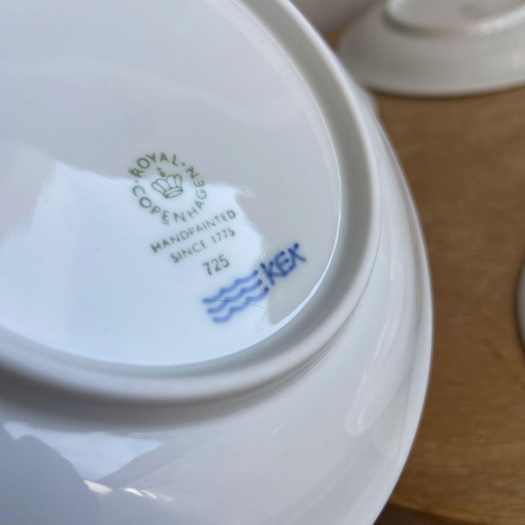 ロイヤルコペンハーゲン　ブルーパルメッテ　15㎝　5枚