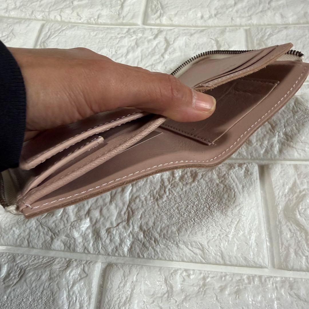 【新品未使用】kanmiカンミ⭐︎suama ショートウォレット　ピンク