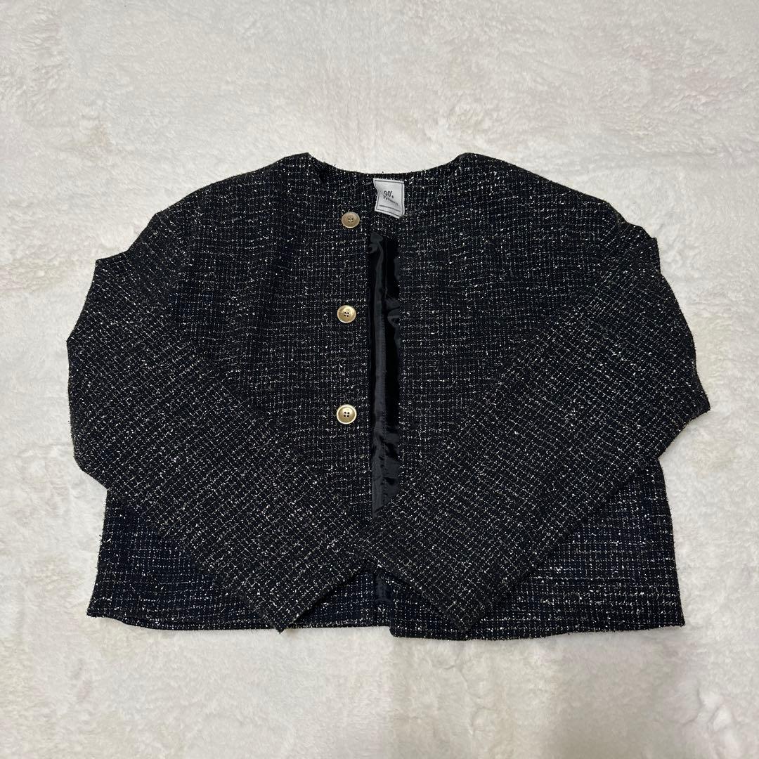 【ALUDE SELECT】 ノーカラージャケット alude otte 秋冬物