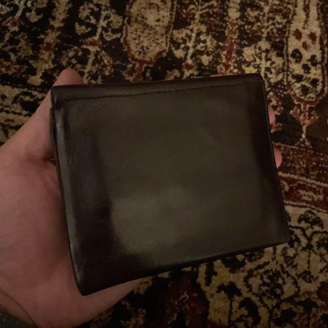 DOUBLE RL 二つ折り財布 ブラウン